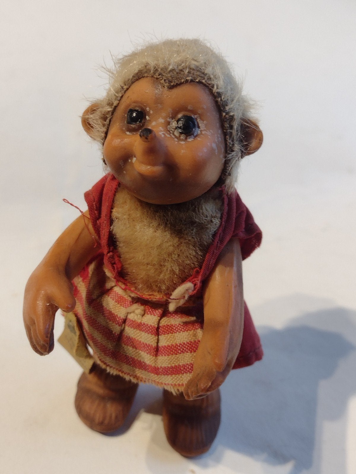 Steiff Mecki 50e jaren H 11,5 cm, Ophalen