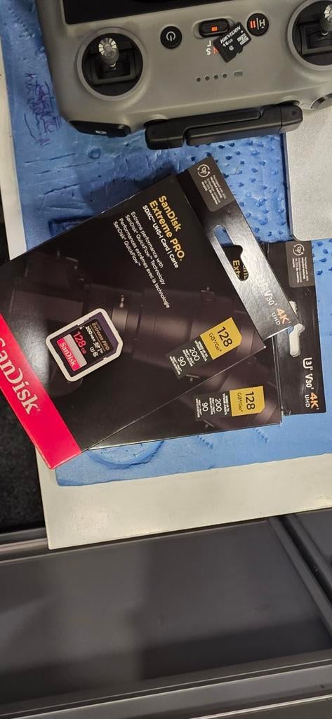1 SanDisk Extreme PRO SDXC UHS-I Kaart 128GB, Audio, Tv en Foto, Fotografie | Geheugenkaarten, SDXC, Nieuw, Fotocamera, 128 GB