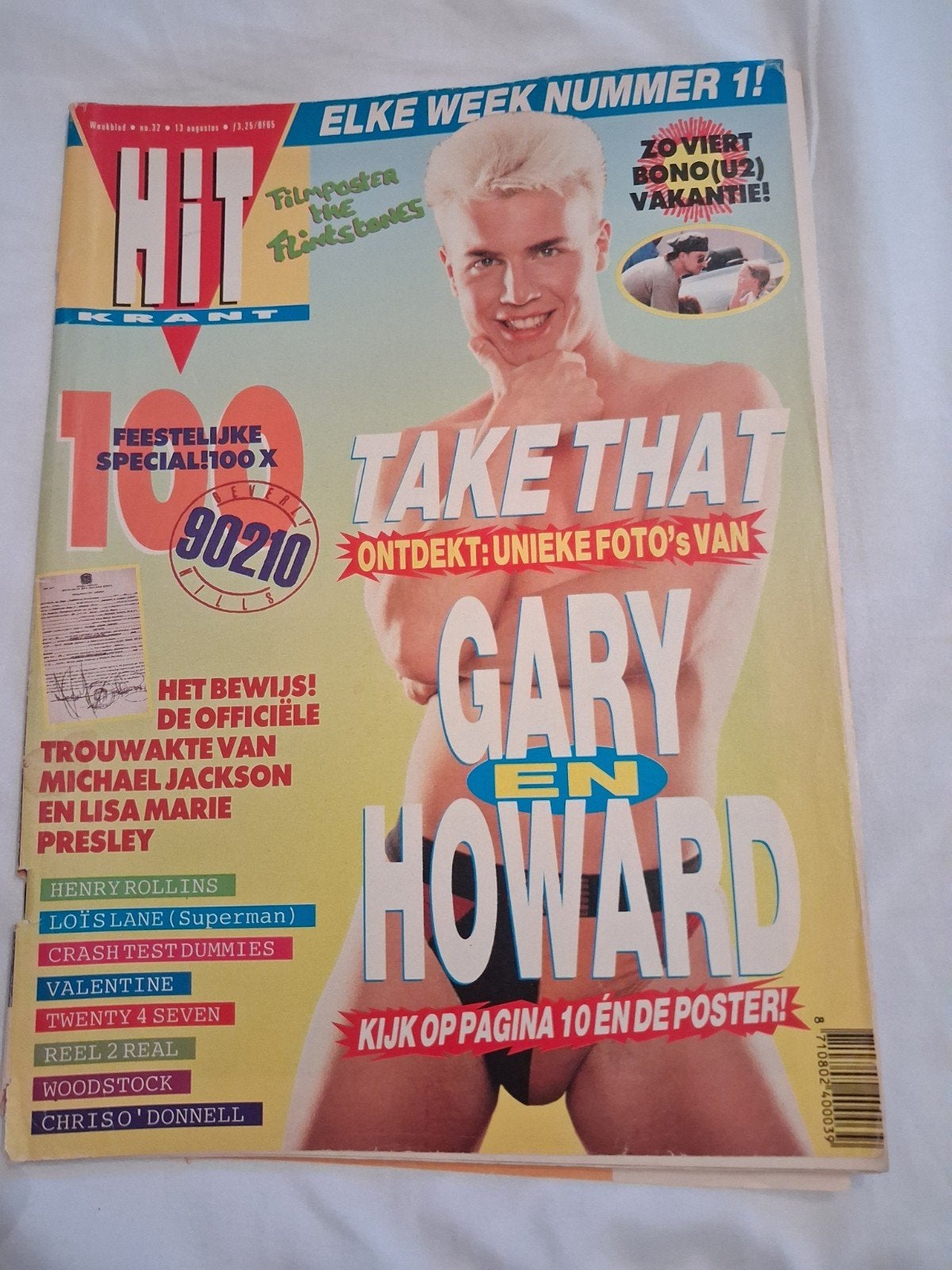 Hitkrant Magazine - Jaren '90 Popcultuur Collectie, Boeken, Ophalen of Verzenden, Gelezen, Muziek, Film of Tv