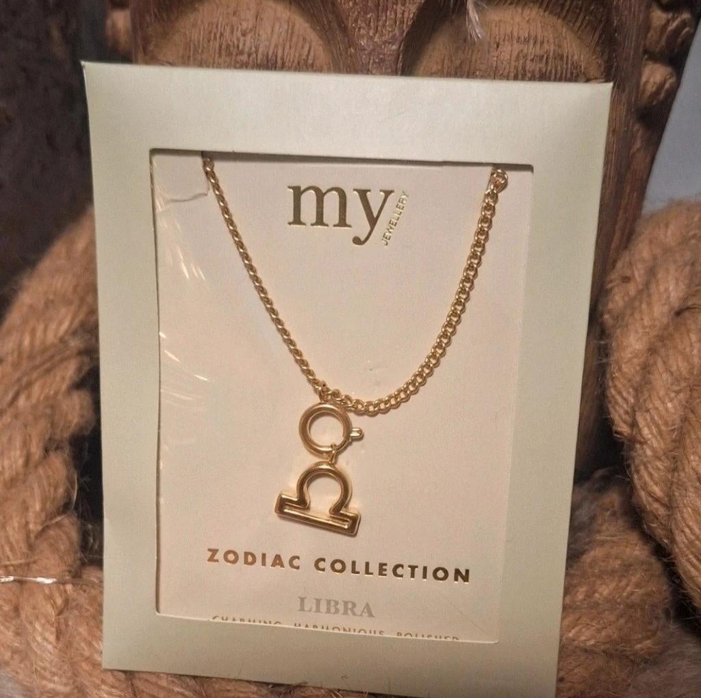 My Jewellery Ketting Weegschaal Zodiac Collection Nieuw, Ophalen of Verzenden, Nieuw, Goud, Overige materialen