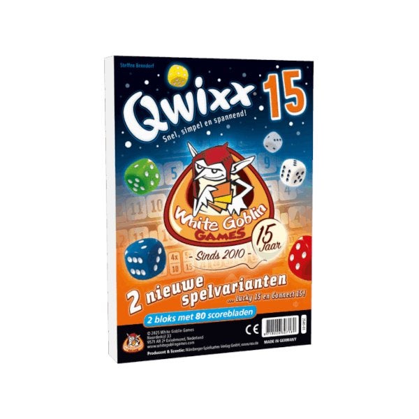 Qwixx 15 White Goblin Games Dobbelspel Nieuw, White Goblin Games, White Goblin Games, White Goblin Games, Nieuw