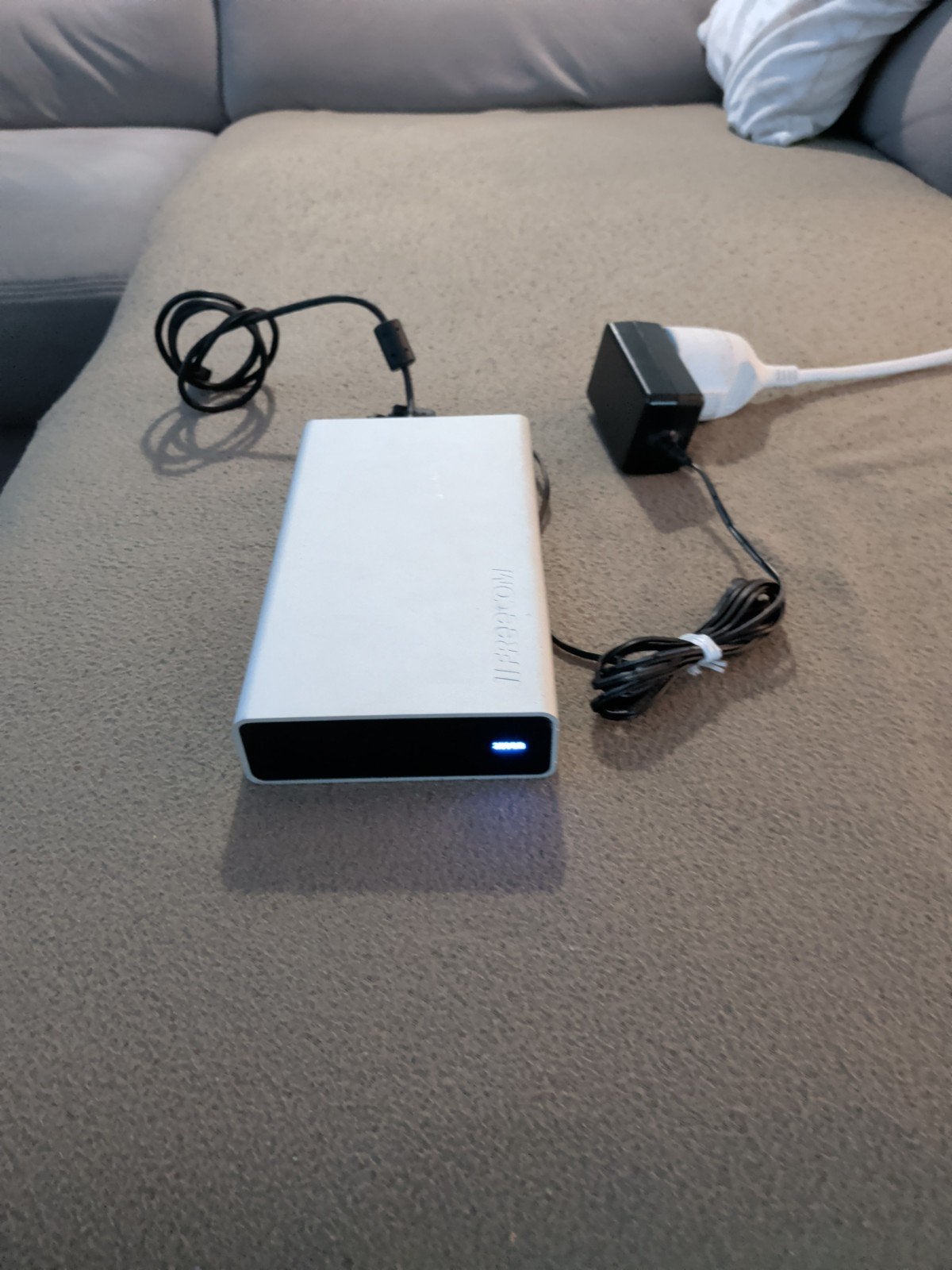 externe harddisk met harddisk 250gb, Ophalen, HDD, Zo goed als nieuw, Desktop