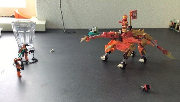 Lego 71762 kai’s draak, Lego, Ophalen of Verzenden, Zo goed als nieuw, Compleet