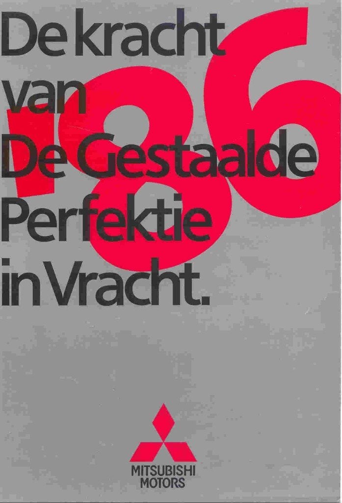 Mitsubishi De kracht van De Gestaalde Perfectie in Vracht, Ophalen of Verzenden, Nieuw, Mitsubishi