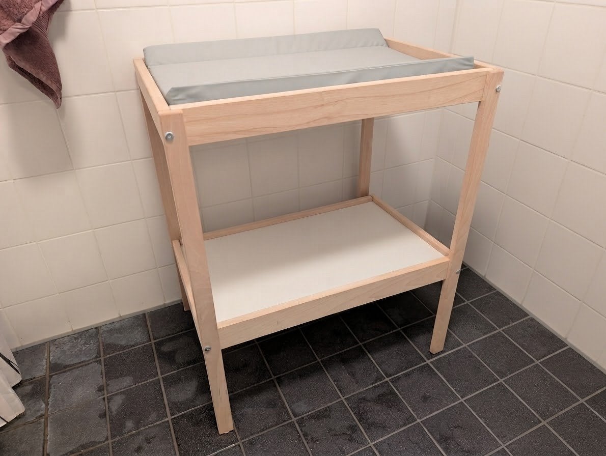 IKEA SNIGLAR commode / verschoontafel en VÄDRA aankleedkusse, Ophalen, Zo goed als nieuw, Aankleedkussen, Overige merken