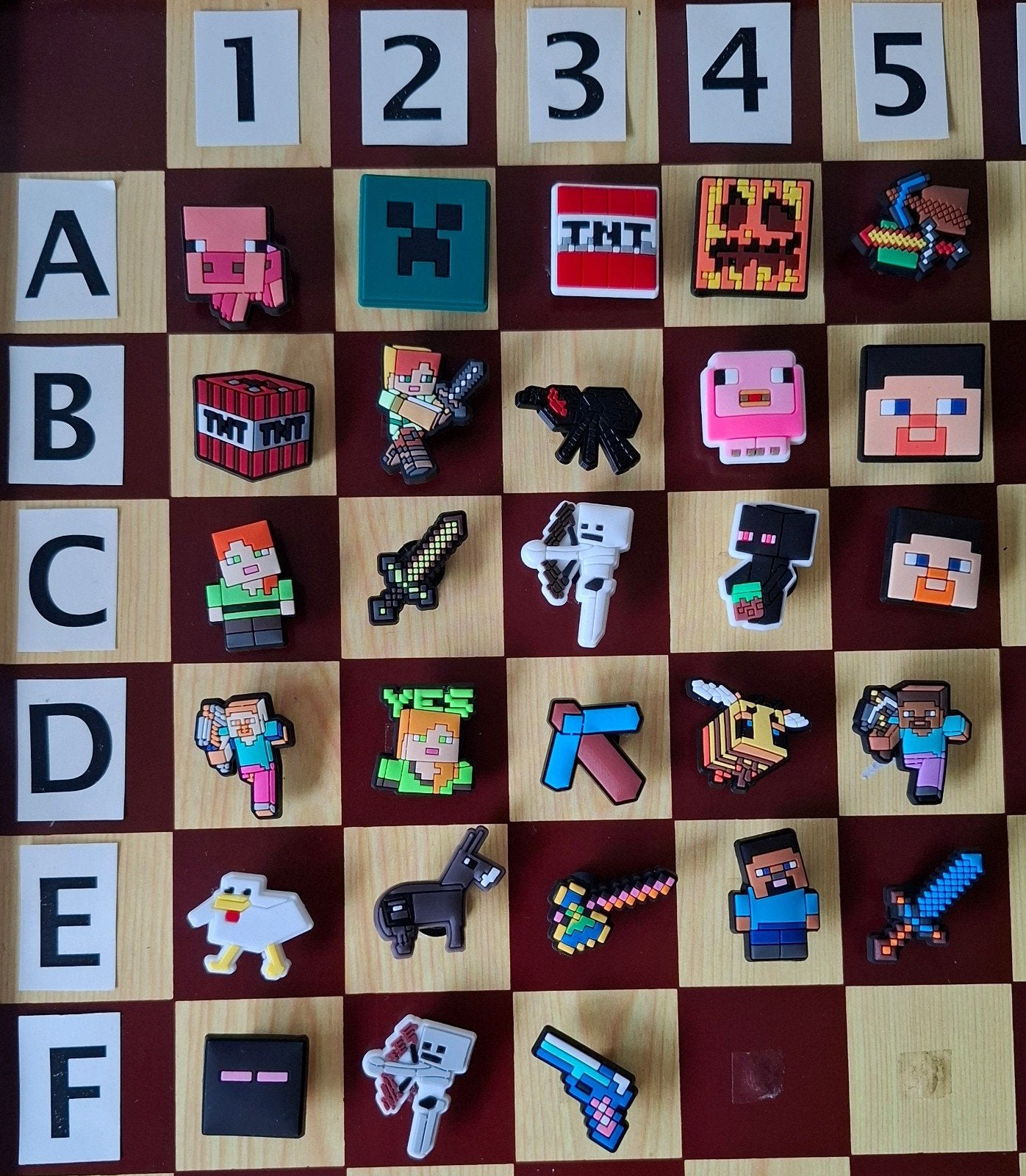 F: Minecraft Schoenbedels Pins voor de Crocs, Ophalen of Verzenden, Nieuw, Transport