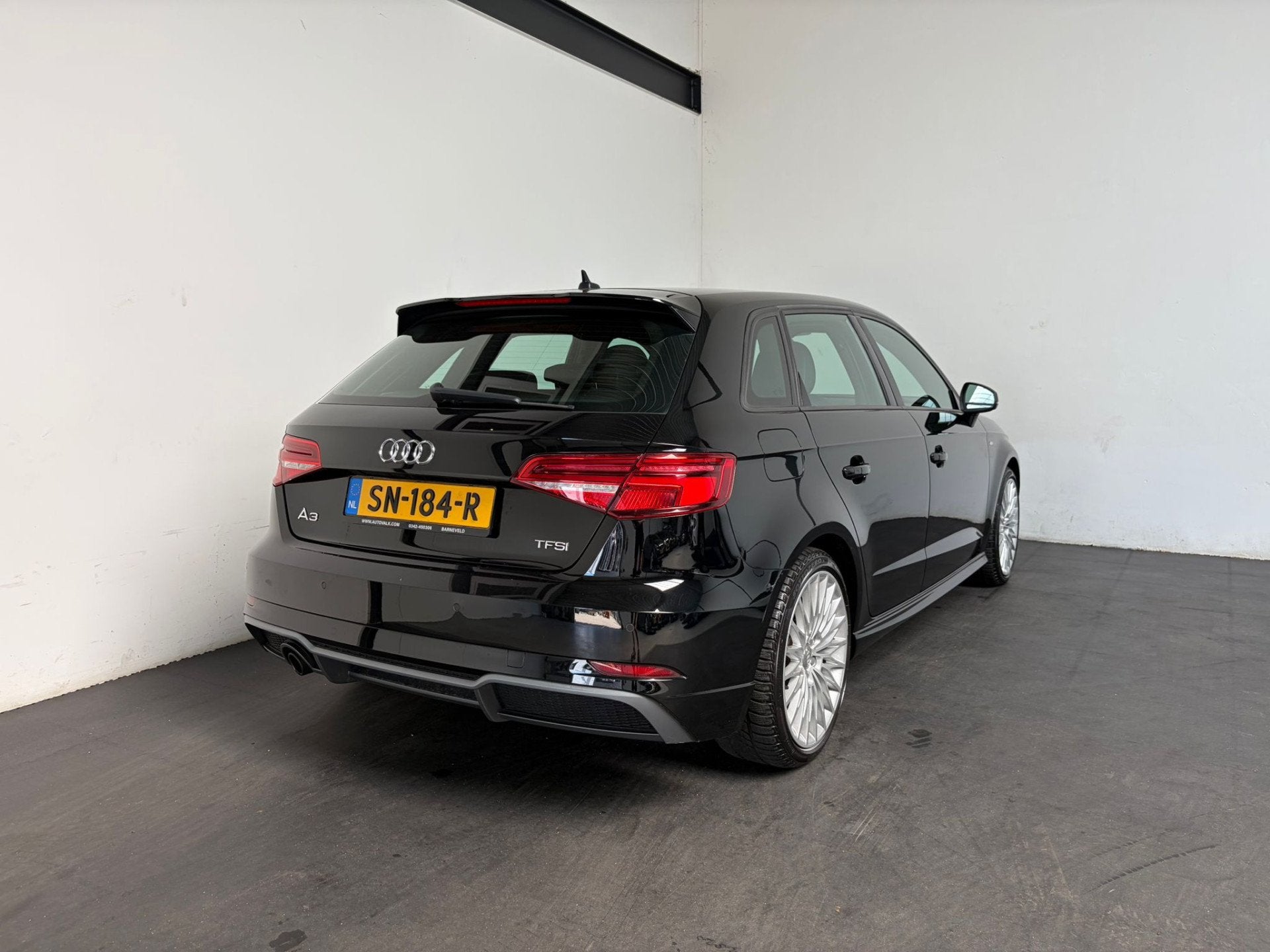Audi A3 Sportback 1.0 TFSI Sport S Line Edition (bj 2018), Auto's, Euro 6, 116 pk, Zwart, Origineel Nederlands