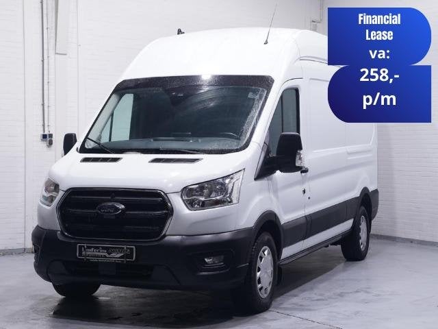 Ford Transit 2.0 TDCi 130 pk L3H3 Navi Camera, Side Assist,, Auto's, Voorwielaandrijving, Gebruikt, 2500 kg, Wit
