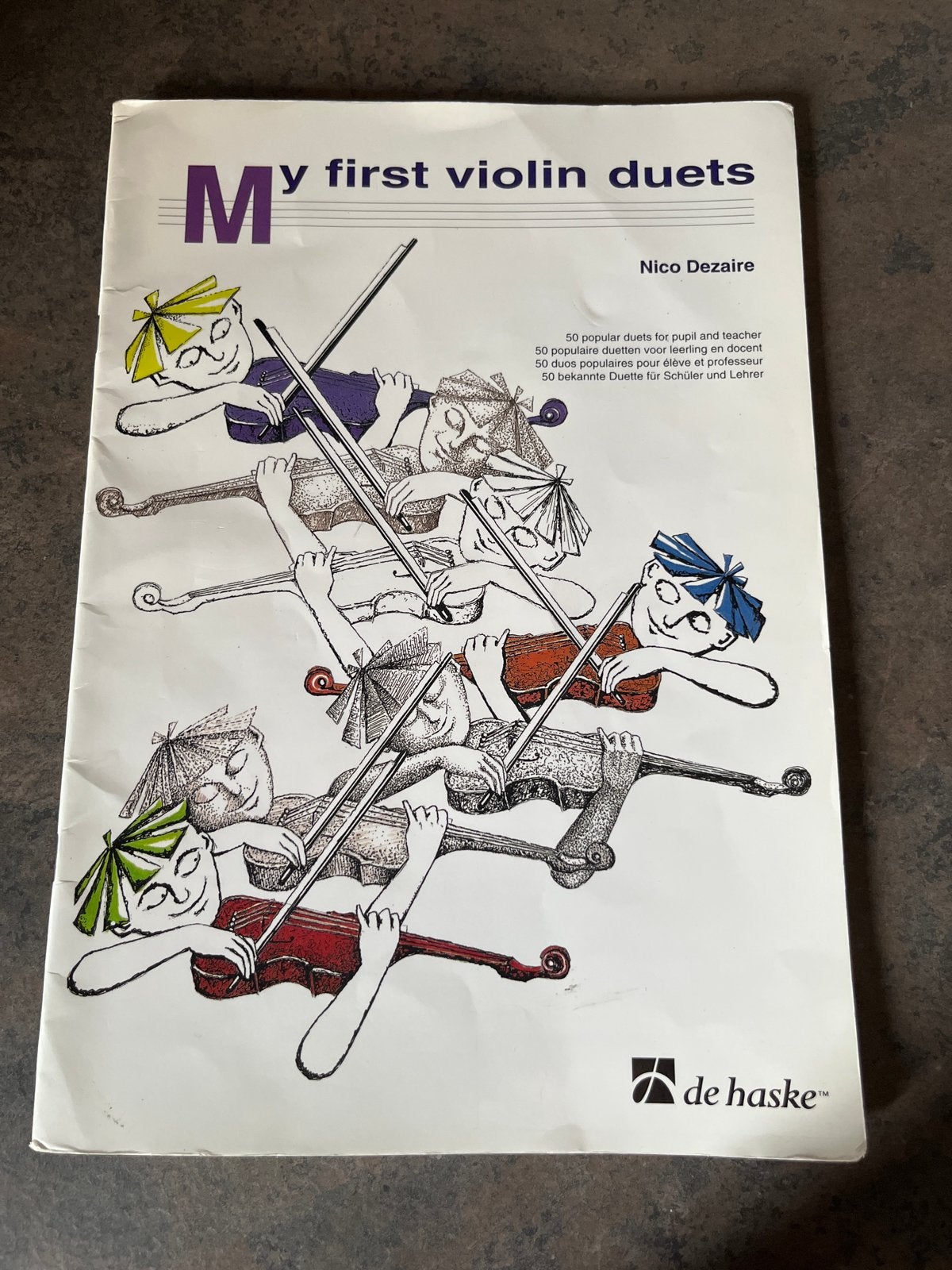 My First Violin Duets - Nico Dezaire (Vioolboek), Overige genres, Les of Cursus, Ophalen of Verzenden, Zo goed als nieuw