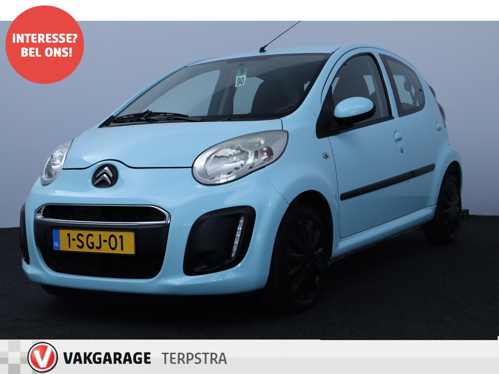 Citroën C1 1.0 Collection/ Facelift/ 5-Drs/ Airco/ C.V. Afs, Voorwielaandrijving, Stof, Gebruikt, Zwart