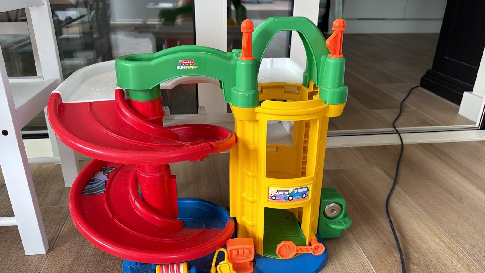 Fisher-Price Little People Garage Speelset, Kinderen en Baby's, Speelgoed | Fisher-Price, Ophalen of Verzenden, Gebruikt, Speelset