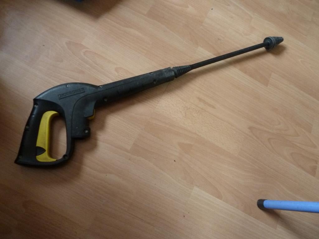 Kärcher hoge druk spuitpistool met opzet spuitlans, Ophalen of Verzenden, Gebruikt, Elektrisch, Karcher HDS