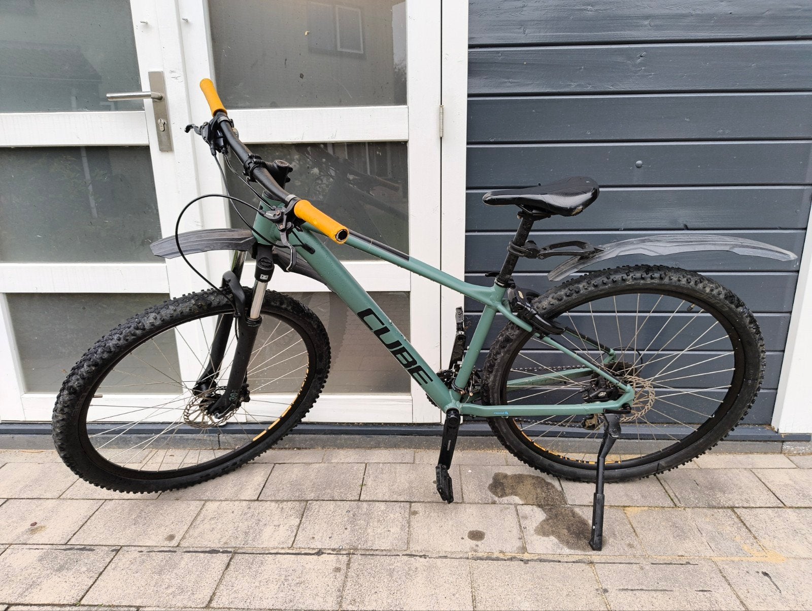 Cube Aim Pro Mountainbike 29 inch - Groen, Gebruikt, Hardtail, Schijfrem, 53 tot 57 cm