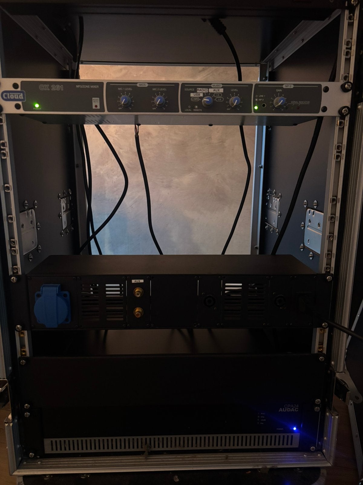Audac CPA24 eindversterker 100 volt en De Cloud CX261, Ophalen, Gebruikt, Minder dan 500 watt
