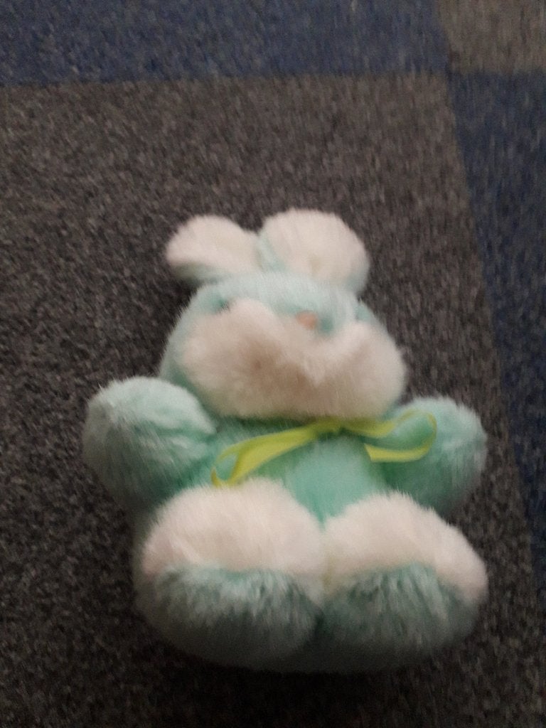 Konijn met strikje knuffel, Ophalen of Verzenden, Zo goed als nieuw, Konijn, Wasbaar