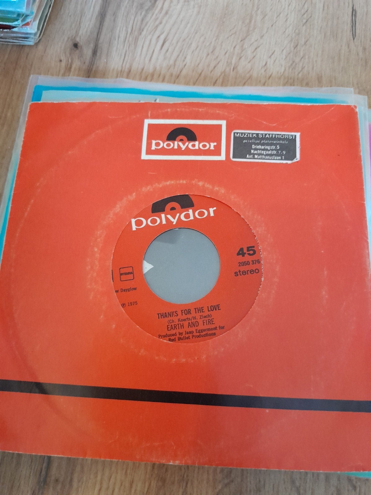 Earth and fire 7inch thanks for the love, Ophalen of Verzenden, Zo goed als nieuw, Pop