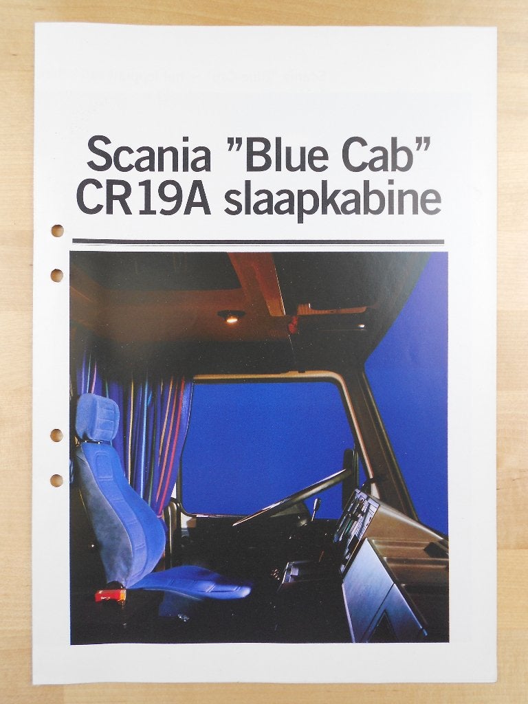 Scania Blue Cab Brochure 1984 – 142 112 82, Ophalen of Verzenden, Zo goed als nieuw, Overige merken, Scania