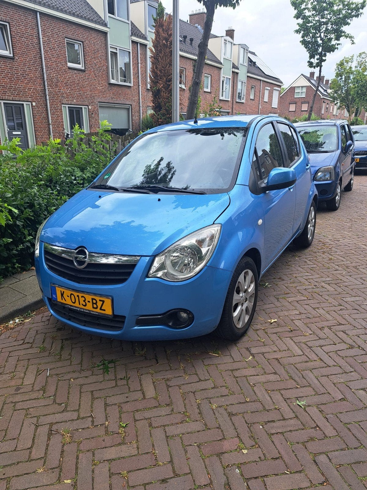 Opel Agila 1.2 16V 2008 Blauw, Auto's, Voorwielaandrijving, 40 €/maand, 4 cilinders, 965 kg