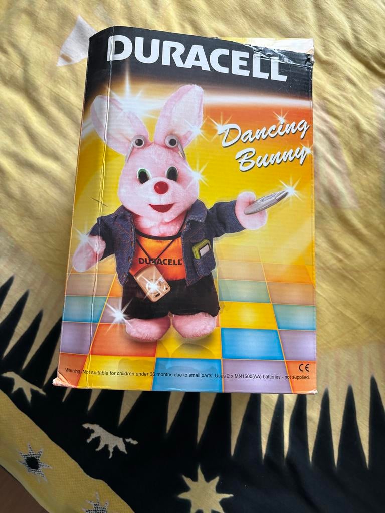 Duracell konijn Dancing Bunny met originele doos, Kinderen en Baby's, Ophalen of Verzenden, Zo goed als nieuw, Jongen of Meisje