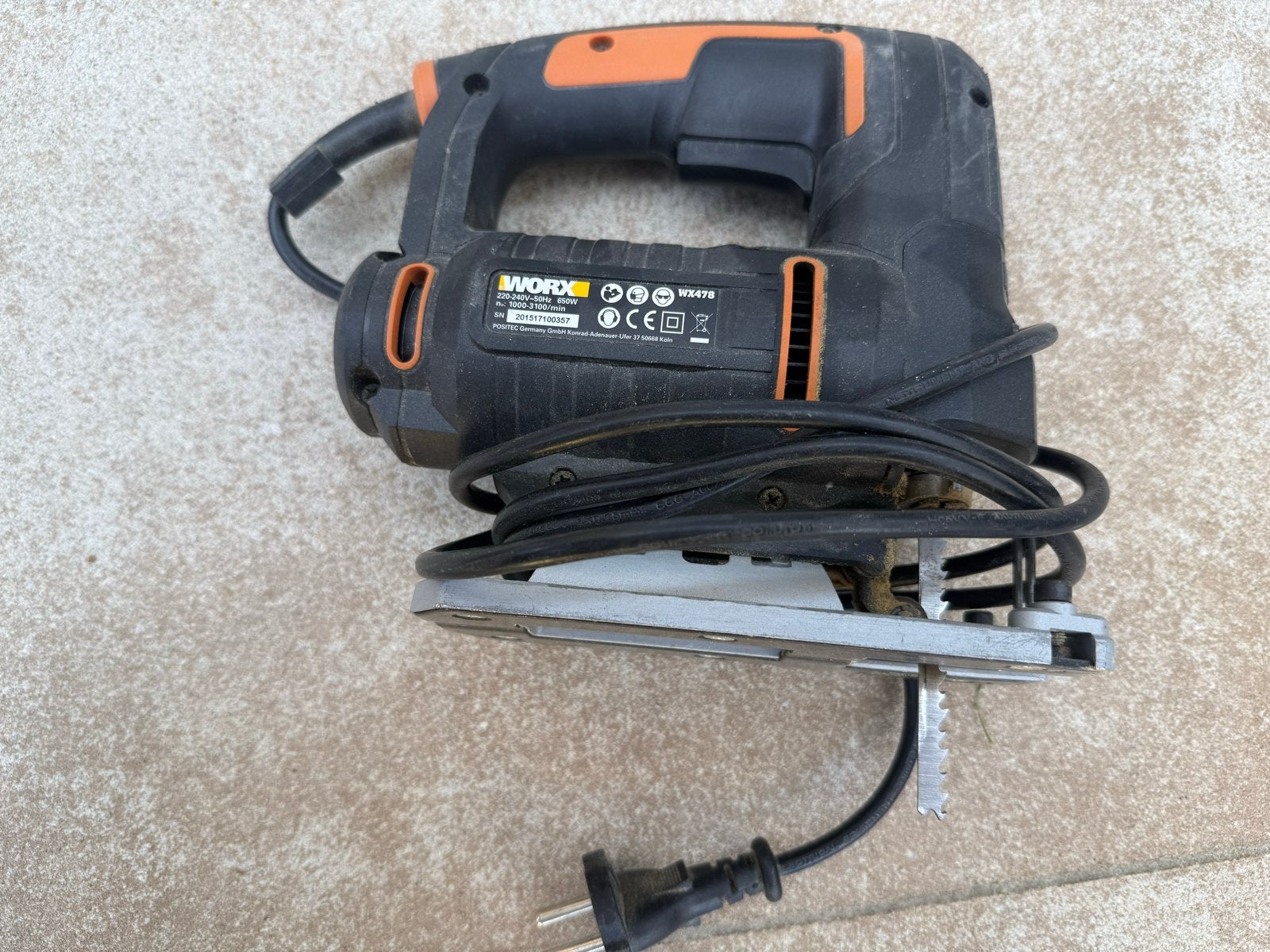Worx Decoupeerzaag - Krachtige en Betrouwbare Zaag, Ophalen, Gebruikt, Decoupeerzaag, 600 tot 1200 watt