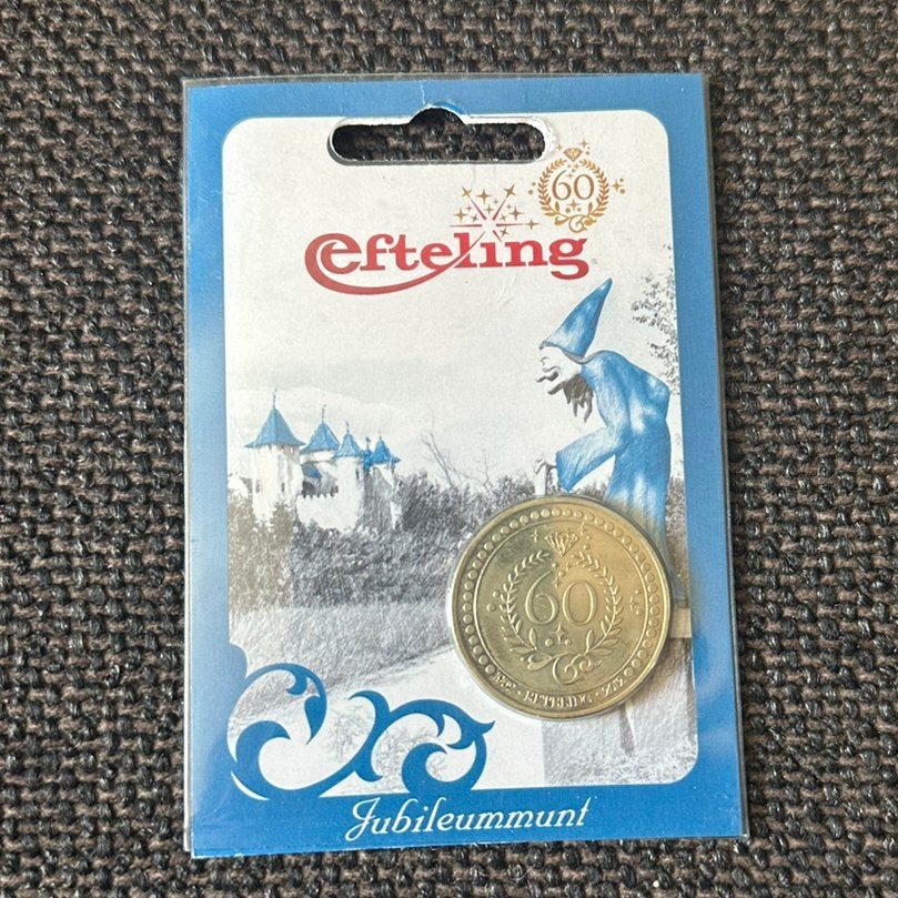 Efteling jubileum munt 60 jaar, Ophalen of Verzenden, Nieuw, Overige typen