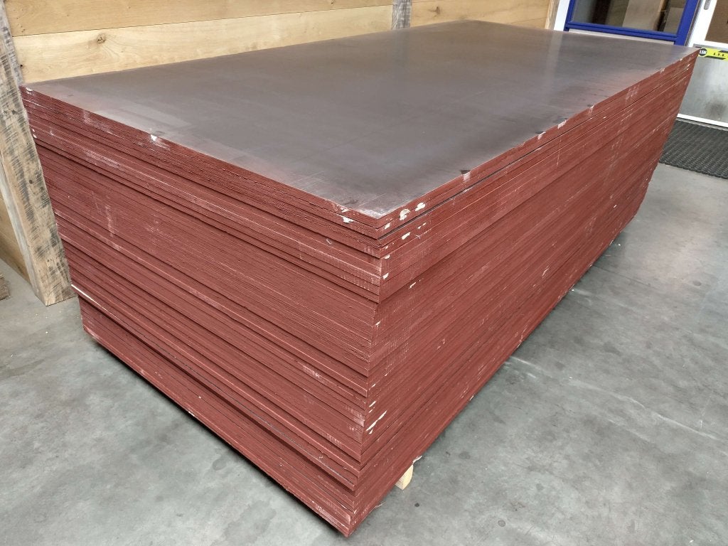 Betonplex 18mm 125x250cm Acacia bekistinghout Goedkoop, Doe-het-zelf en Verbouw, Hout@hameren.nl, Minder dan 20 mm, Hertog van beijerenstraat 2a