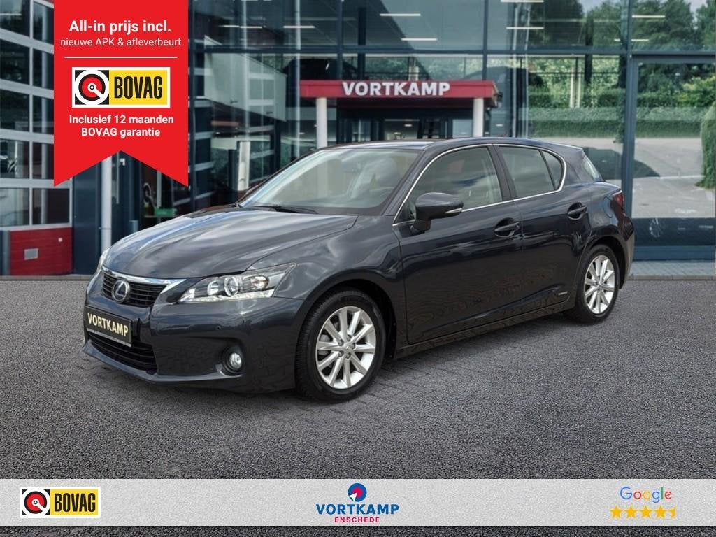 Lexus CT 200h EXECUTIVE LINE TREKHAAK/CAMERA/PDC/CRUISE/STOE, 136 pk, Gebruikt, 4 cilinders, Met garantie (alle)