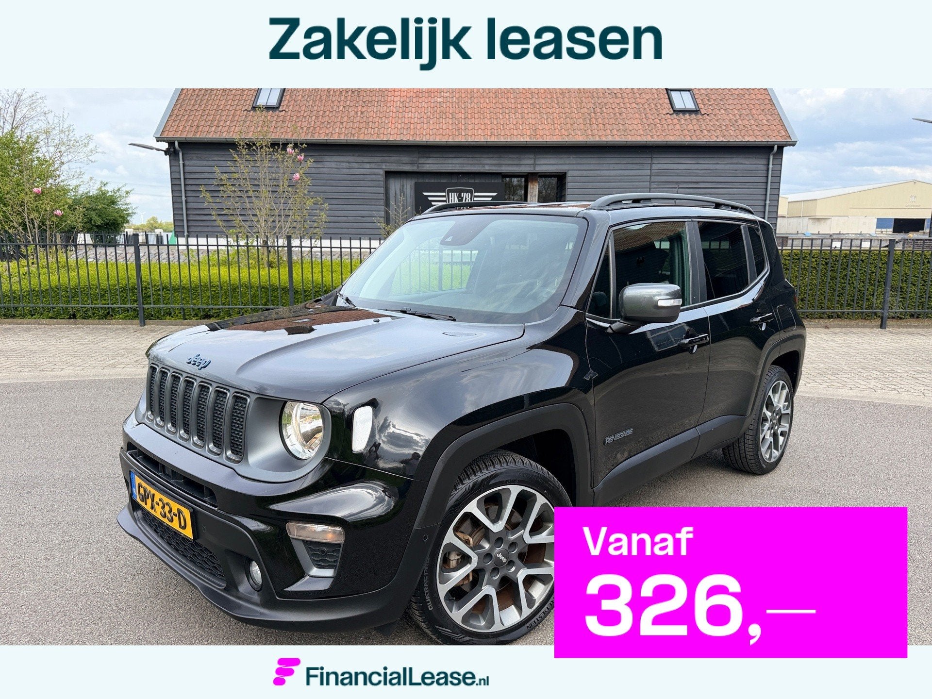 Jeep RENEGADE 4xe AWD 240 Plug-in Hybrid Electric S Automaat, Automaat, Stof, Gebruikt, Zwart
