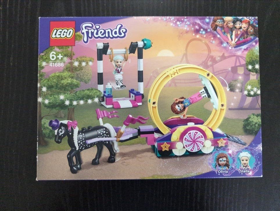 LEGO Friends 41686 Magische Acrobatiek Zo Goed Als Nieuw, Lego, Inclusief accessoires, Friends, Ophalen of Verzenden