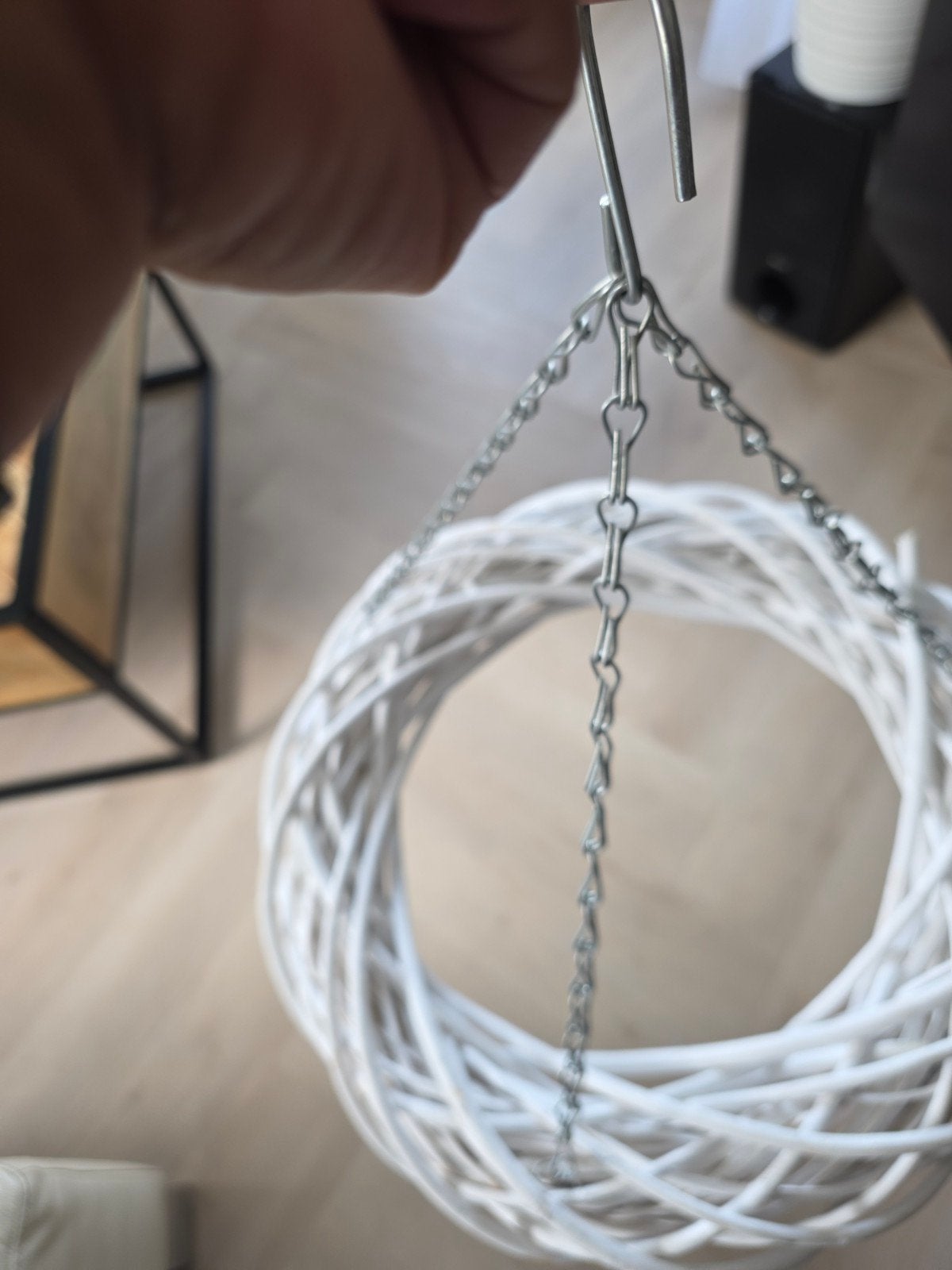 Witte wilgenkrans - Binnen 30cm, Buiten 50cm, Huis en Inrichting, Ophalen of Verzenden, Gebruikt, Krans, Natuurlijk materiaal