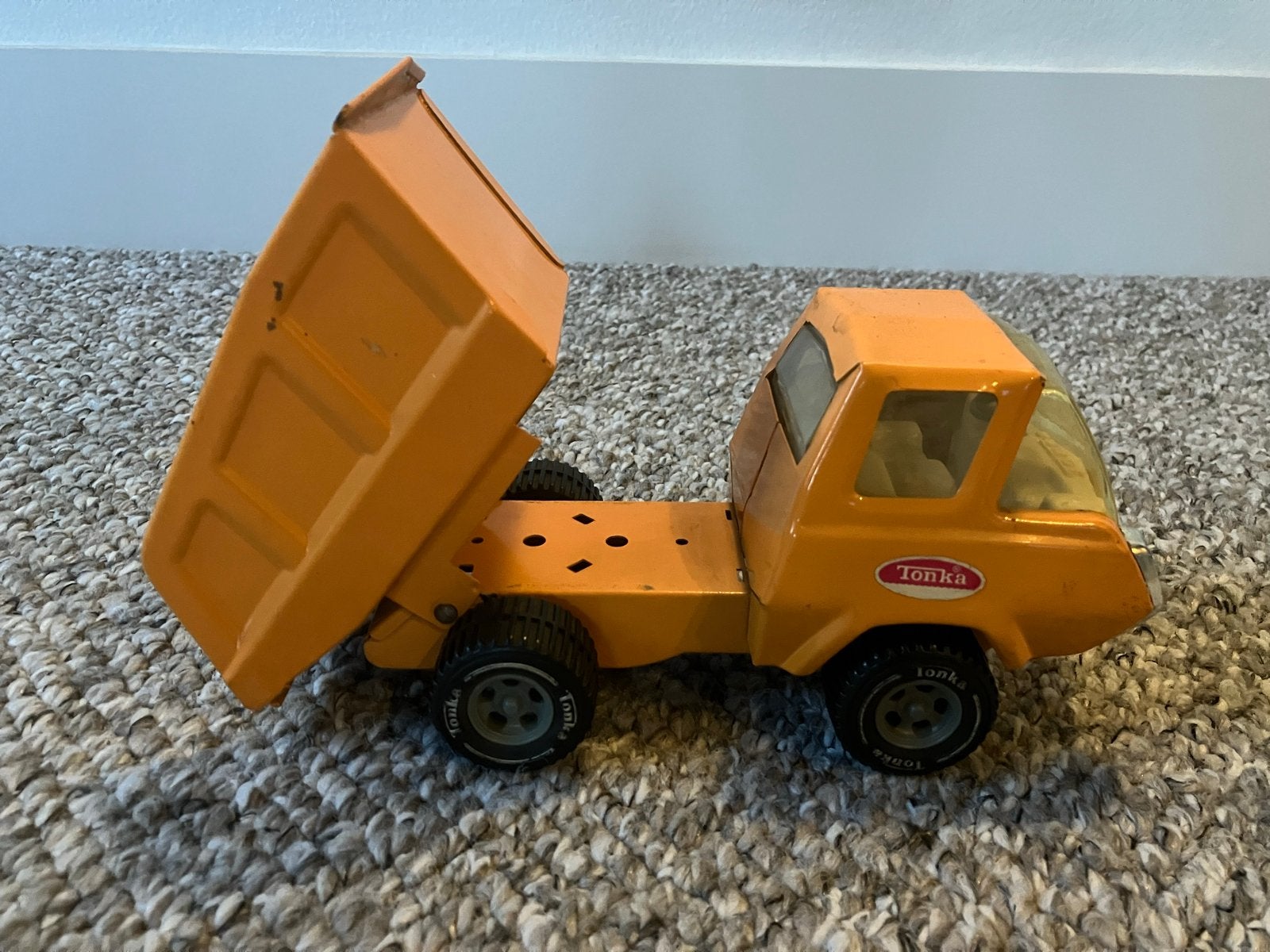 Vintage Tonka Kiepwagen - Degelijk Speelgoed, Kinderen en Baby's, Speelgoed | Speelgoedvoertuigen, Ophalen of Verzenden, Gebruikt