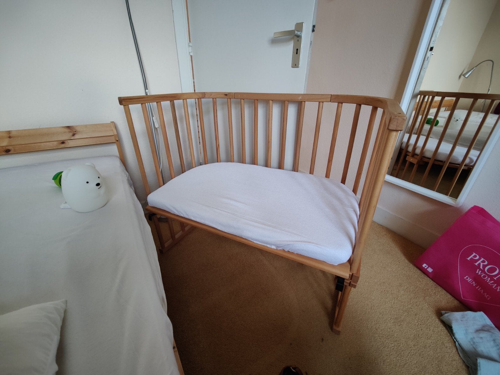 Babybay Co-Sleeper Wieg - Hout, Kinderen en Baby's, Ophalen, Gebruikt, Wieg