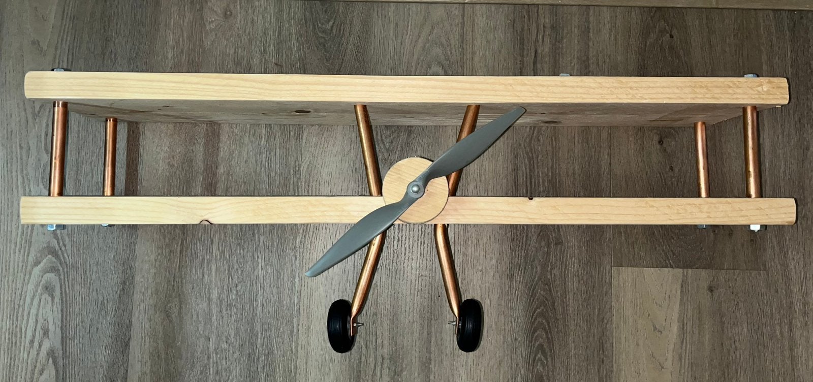 Steigerhout vliegtuig plank, Ophalen of Verzenden, Zo goed als nieuw