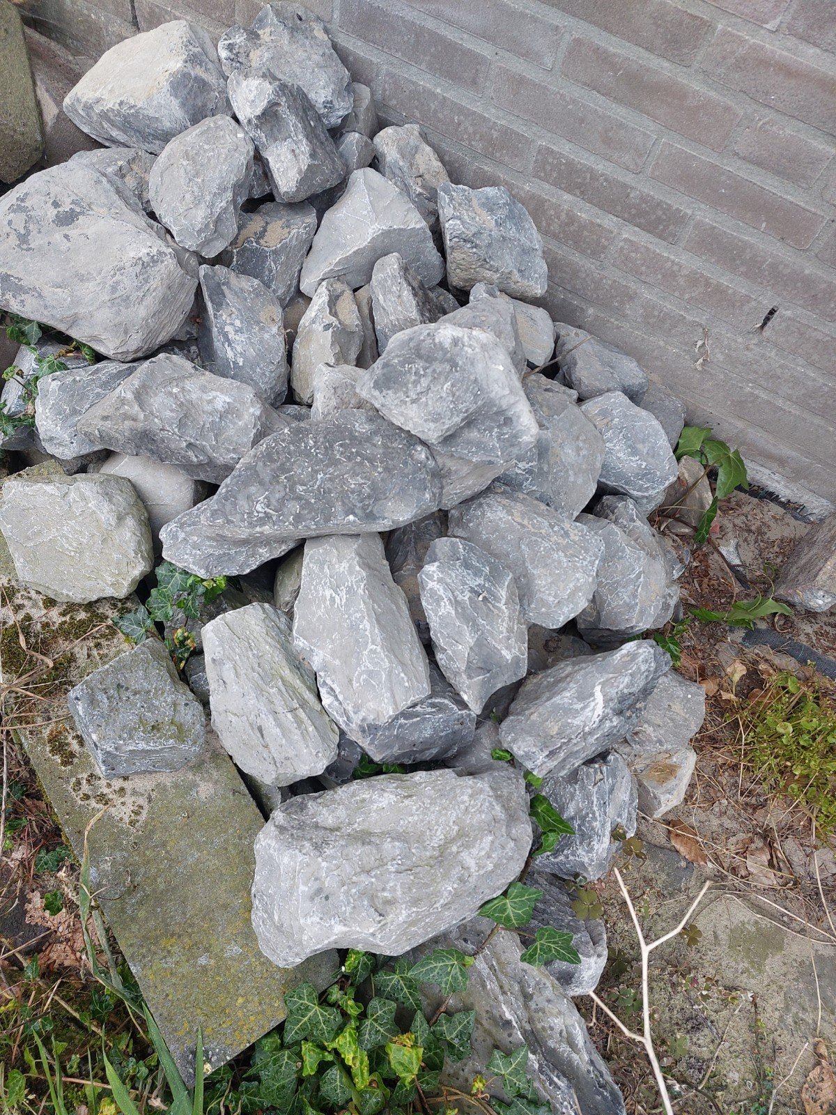 Diverse rotsen en keien voor tuin of landschap, Ophalen, Overige materialen, Gebruikt, Kei