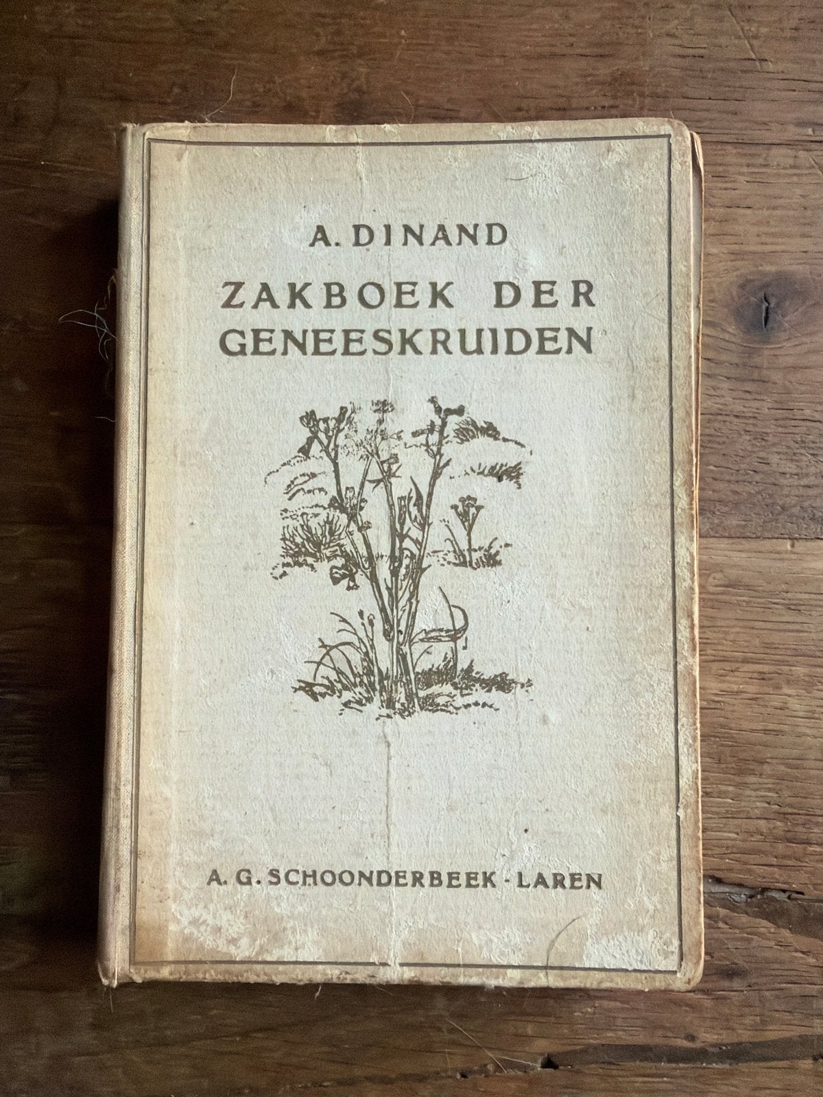 Zakboek der Geneeskruiden - A. Dinand (oud boek), Boeken, Ophalen of Verzenden, Gelezen, Kruiden en Alternatief