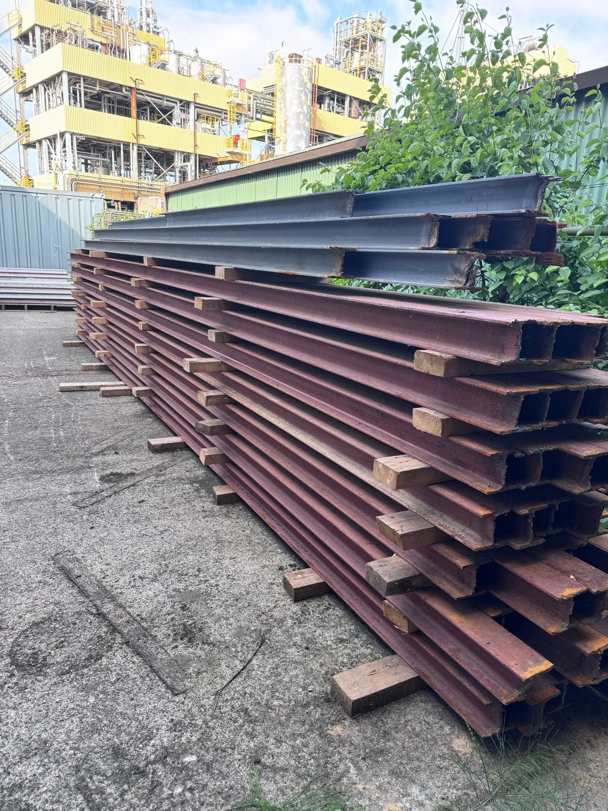 H-balken HEA 100 – 7200mm – stalen liggers, Doe-het-zelf en Verbouw, Metalen, Ophalen of Verzenden, Gebruikt, IJzer