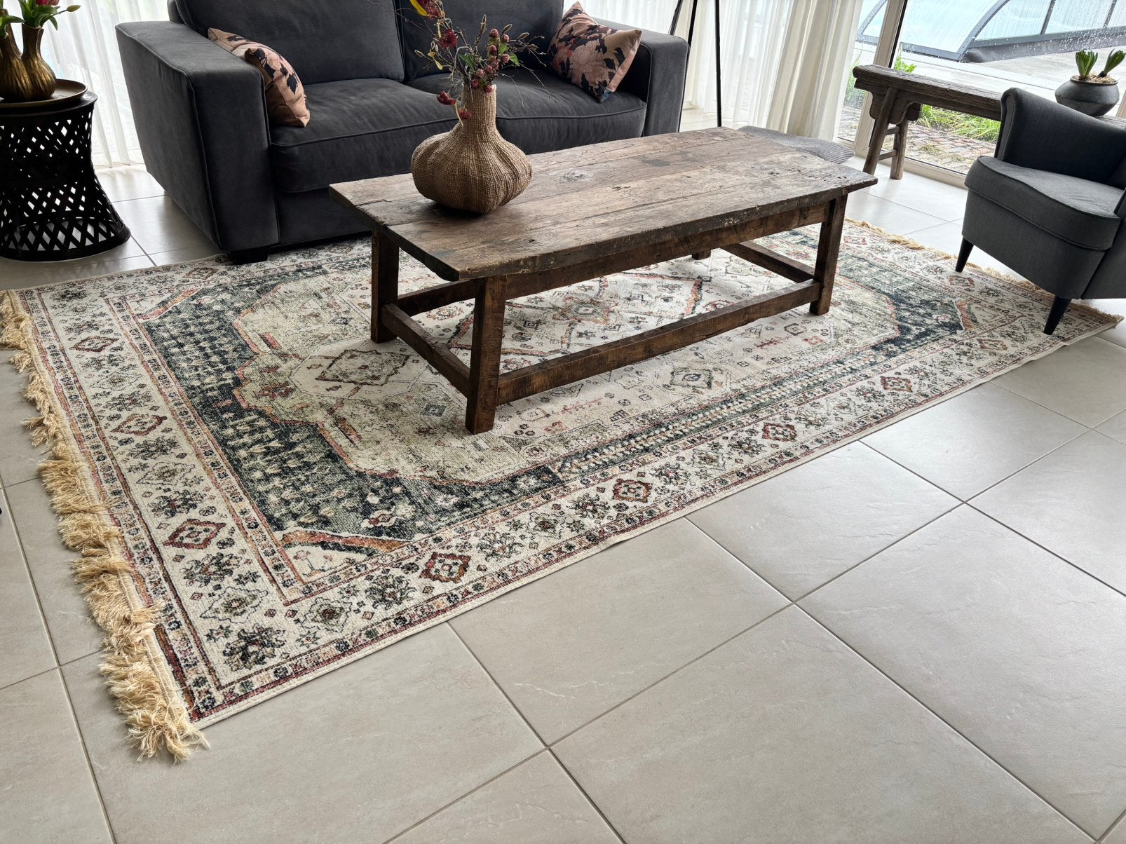 Nous living vloerkleed 300x195 cm, Ophalen, Zo goed als nieuw, Rechthoekig, 200 cm of meer