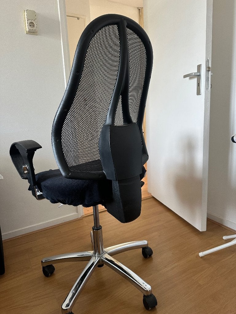 Bureaustoel, Ophalen, Gebruikt, Zwart, Bureaustoel