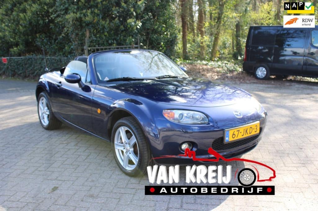 Mazda MX-5 1.8 Executive, El.Hardtop, leder, 81591km+Nap, Auto's, 127 pk, Achterwielaandrijving, Gebruikt, 4 cilinders