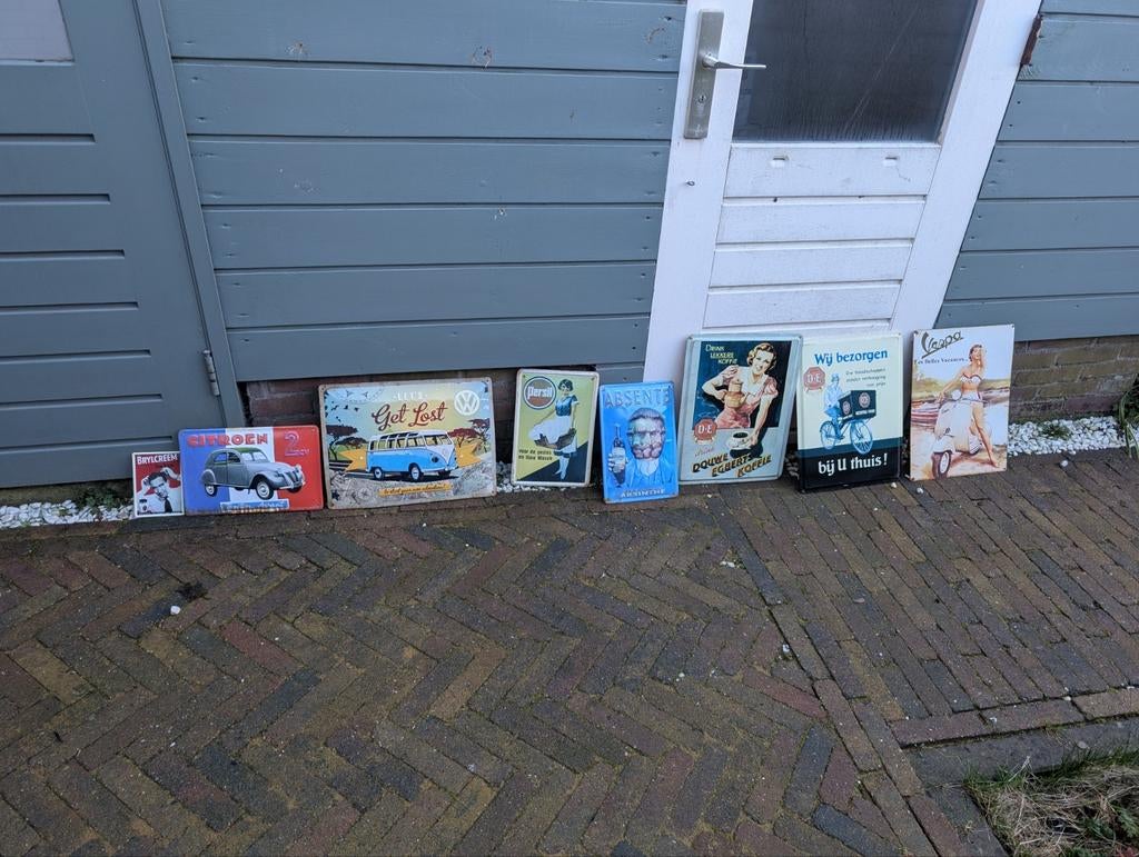 Collectie reclameborden, Ophalen of Verzenden