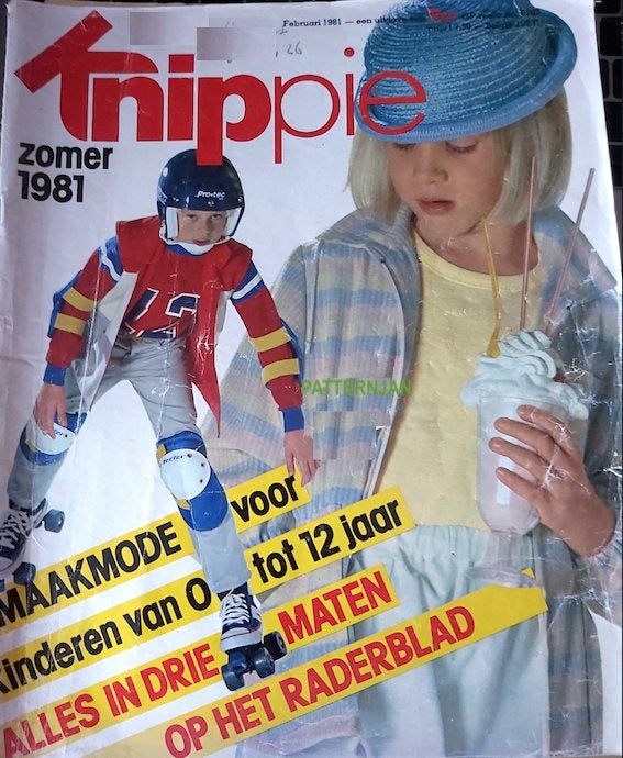Mooie kinderpatronen - 3 Knippies jaren 80, Verzenden, Gebruikt, Kind, Knippie