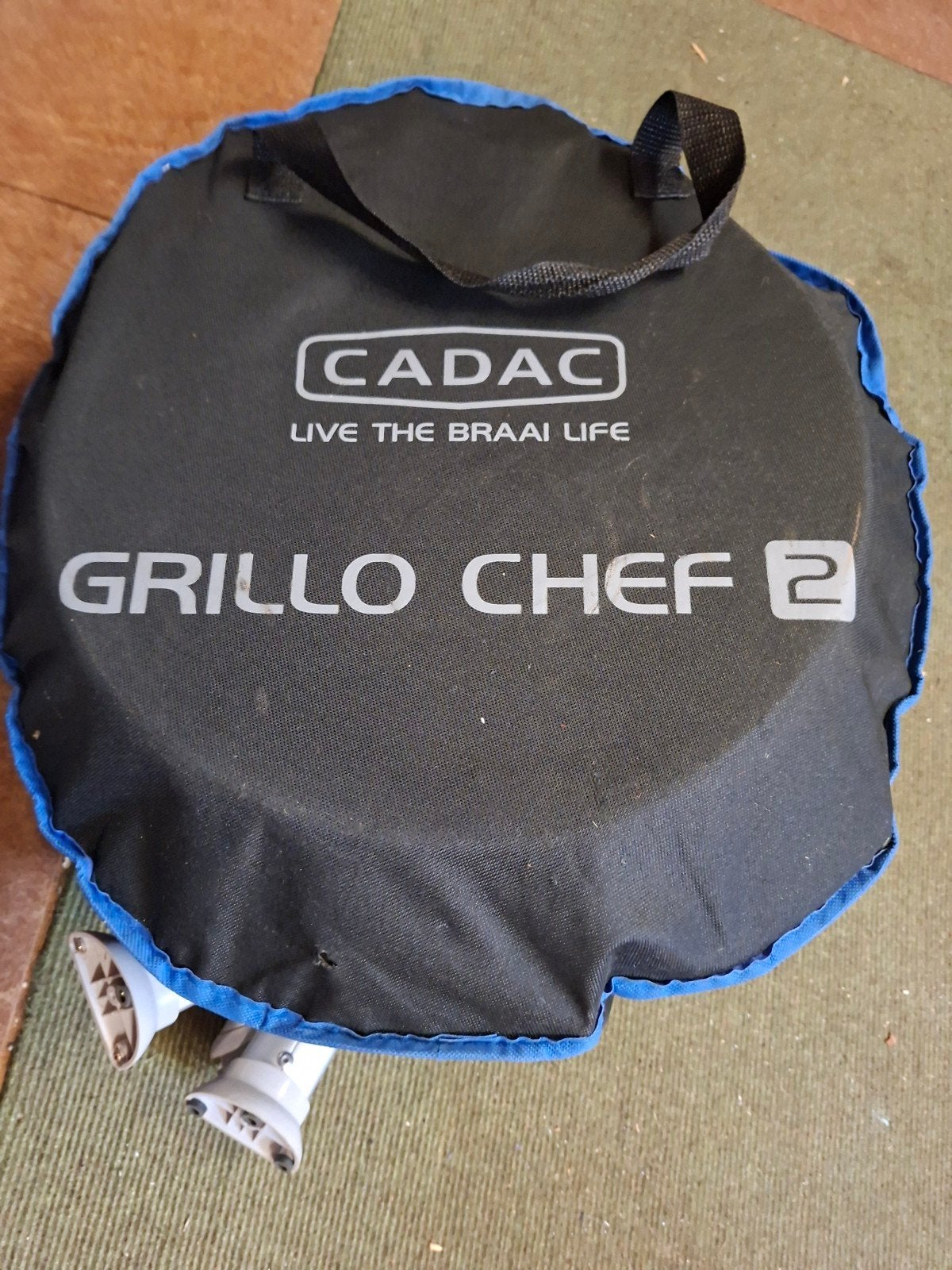 Cadac Grillo Chef 2 met paellapan, deksel en reservepoten, Ophalen, Gebruikt, Cadac skottel