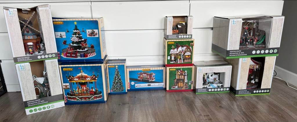 Mooi compleet kerstdorp, Diversen, Ophalen, Zo goed als nieuw