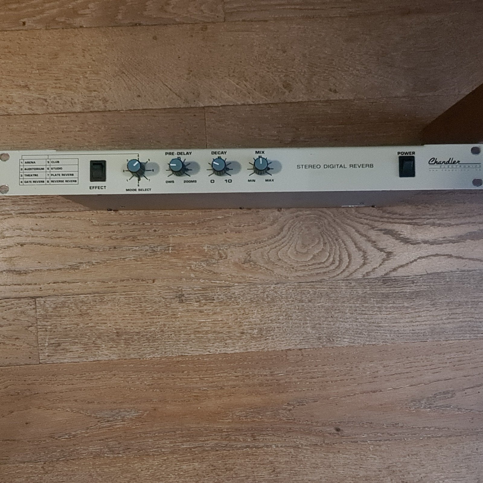 Chandler Stereo Digital Reverb Vintage 1980s zeldzaam, Ophalen of Verzenden, Gebruikt, Reverb
