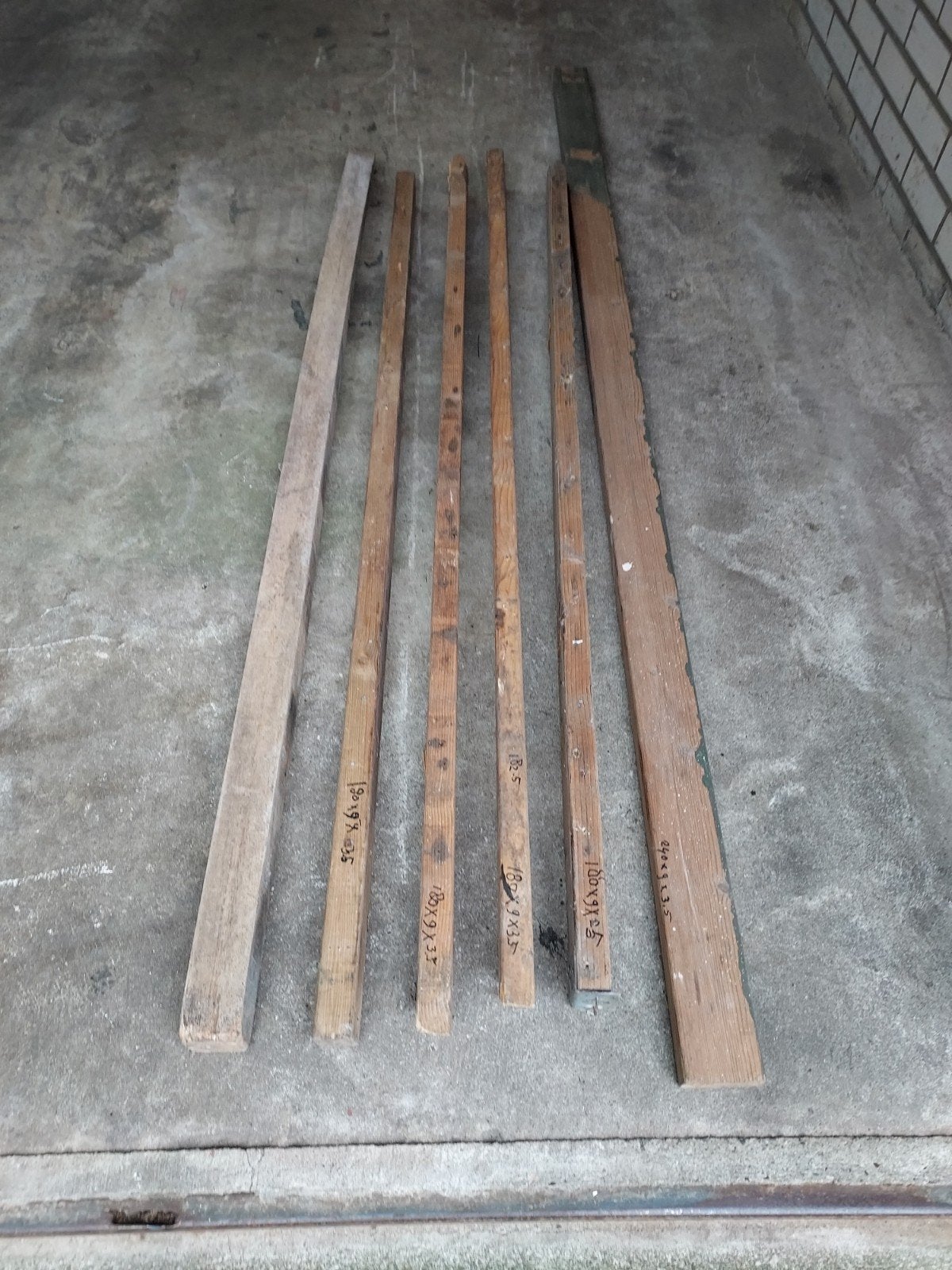 balken / regels   gratis, Ophalen, Gebruikt, 180 tot 250 cm, Balken