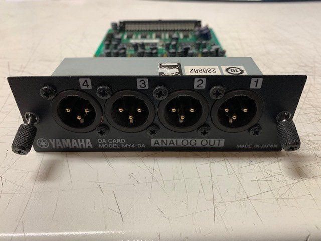 Yamaha MY4-DA Output kaart - Nieuw, 4x Analoog XLR, Muziek en Instrumenten, Ophalen, Nieuw, Overige typen