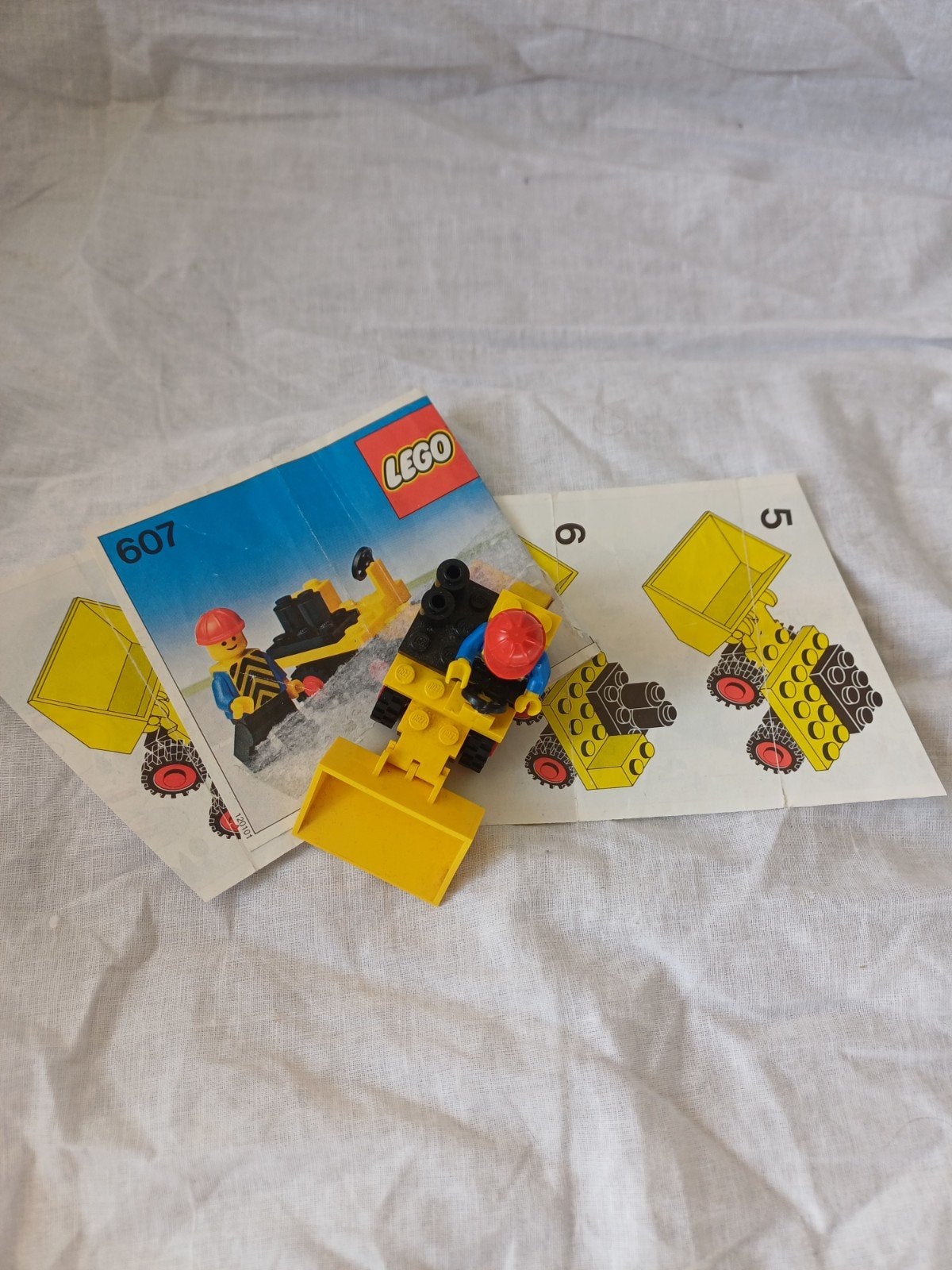 Lego System 607 Kiepwagen met instructies, Ophalen of Verzenden