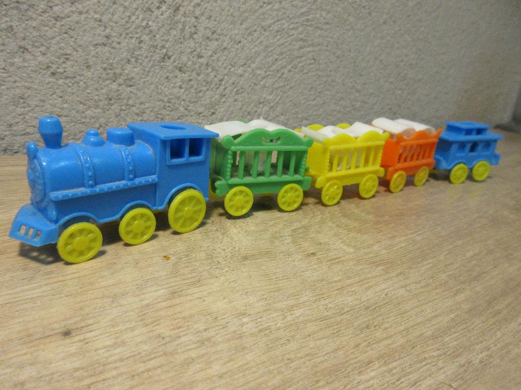 Vintage trein taartdecoratie, Ophalen of Verzenden, Gebruikt, Taarten, Versiering