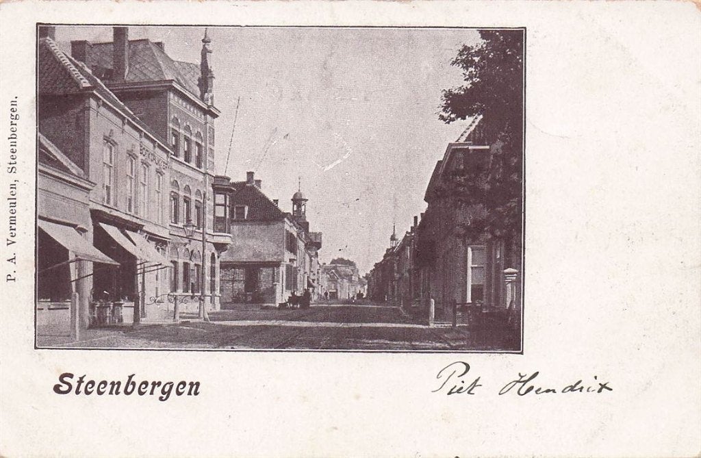 703-127-035 Steenbergen, Verzamelen, Verzenden, Voor 1920, Noord-Brabant