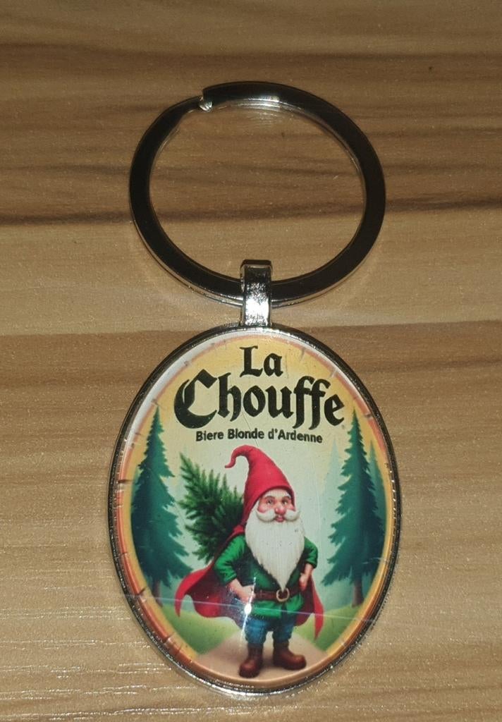 La chouffe sleutelhanger. Ideaal voor de verzamelaar., Verzamelen, Biermerken, Ophalen of Verzenden, Nieuw